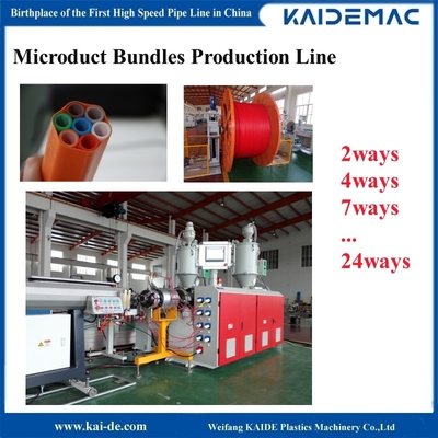 Telecommunicatie Microduct Productie Lijn Hoog snelheid 80m/min 120m/min