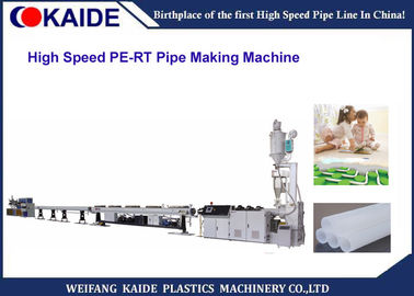 Hoge snelheidspe rechts de Lijn 50m/Min Floor Heating PERT Tube Making Machine van de Pijpuitdrijving