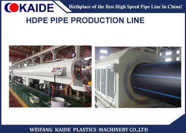 HDPE van de waterbuis Pijp Productiemachine met PLC van Siemens Controlesysteem