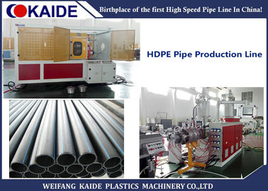 3 HDPE van de laagco-extrusie de Machine Multilayer HDPE van de Pijpuitdrijving Machine 20110mm KAIDE van de Pijpproductie