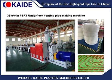 35m/Min plastic Pijpproductielijn/ELEGANTE Pijp die Machine voor Vloerverwarmingspijp maken