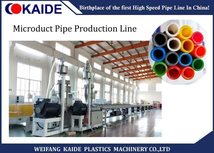 HDPE van de siliconekern Pijpproductielijn, de Pijpproductielijn van FTTH Microduct