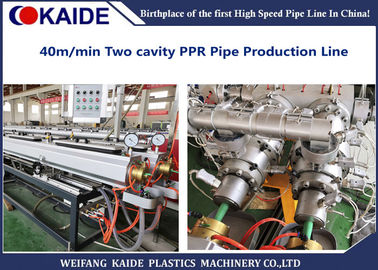 PPRC-de Machinesnelheid 40m/Min van de Waterpijpproductie Machine van de Waterpijpextruder